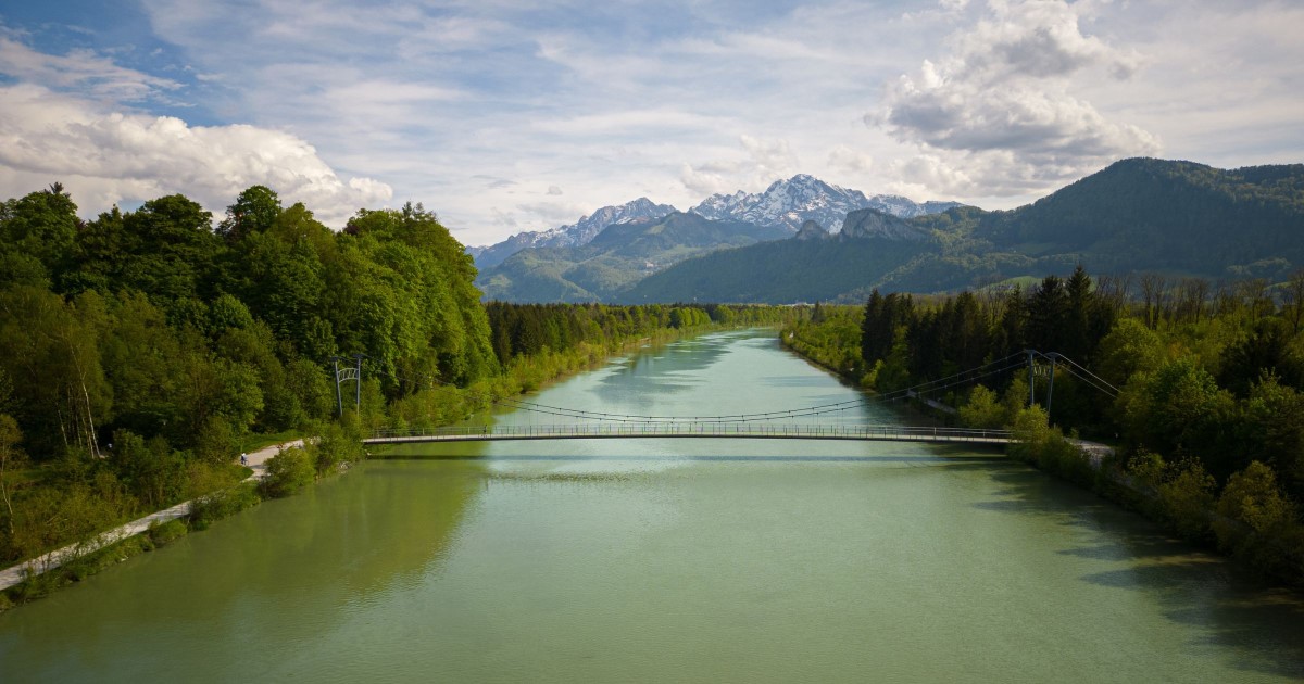 Ursteinsteg Salzach - Foto: TVB Puch - Kuscheiart